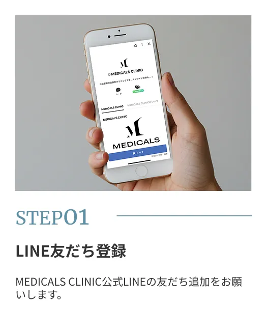 LINEで友達登録ができるよというスマートフォンの画面